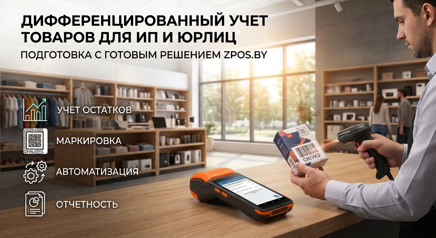 Дифференцированный учет товаров для ИП и юрлиц