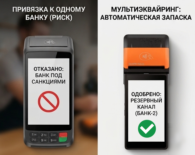Мультиэквайринг работа